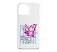 Papillon coloré Bye Bye Whimsical Esthétique Coque pour iPhone 13 Pro Max