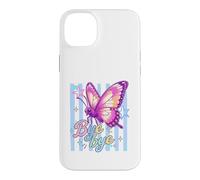 Papillon coloré Bye Bye Whimsical Esthétique Coque pour iPhone 14 Plus