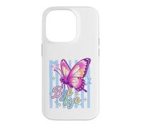 Papillon coloré Bye Bye Whimsical Esthétique Coque pour iPhone 14 Pro