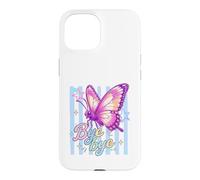 Papillon coloré Bye Bye Whimsical Esthétique Coque pour iPhone 15