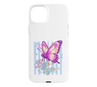 Papillon coloré Bye Bye Whimsical Esthétique Coque pour iPhone 15 Plus