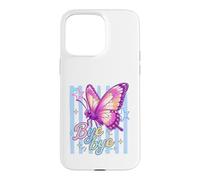 Papillon coloré Bye Bye Whimsical Esthétique Coque pour iPhone 15 Pro Max