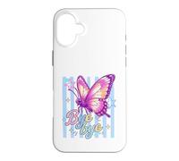 Papillon coloré Bye Bye Whimsical Esthétique Coque pour iPhone 16 Plus