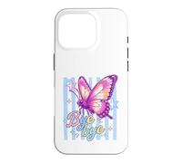 Papillon coloré Bye Bye Whimsical Esthétique Coque pour iPhone 16 Pro