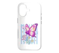 Papillon coloré Bye Bye Whimsical Esthétique Coque pour iPhone 17