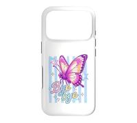 Papillon coloré Bye Bye Whimsical Esthétique Coque pour iPhone 17 Pro