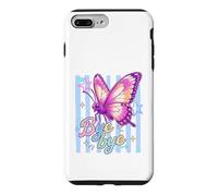 Papillon coloré Bye Bye Whimsical Esthétique Coque pour iPhone 7 Plus/8 Plus