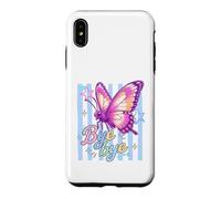 Papillon coloré Bye Bye Whimsical Esthétique Coque pour iPhone XS Max