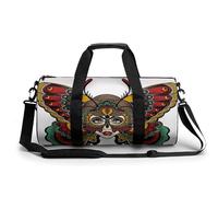 Papillon Coloré Sac De Sport Gym Sac De Voyage Sac W nd Duffel Bag pour Camping Randonnée Voyage 45x23x23cm
