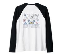 Papillon Cuisses Patience Gen Zer Big Sis Petite amie Femme Manche Raglan