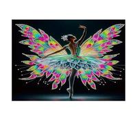 Papillon Danseuse Bijoux 1000 Pièces Mini Puzzle pour Adultes Difficile | 52x38cm Carton Décor De Salon Coupe Précise Cadeau D'anniversaire Relaxation D'esprit