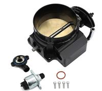 Papillon De Distribution Corps D'accélérateur 92mm/102mm Avec Capteur TPS Pour Cadillac CTS Série V LS1 LS2 LS3 LS6 LSX Modification Voiture TT102152 Corps Papillon(92mm Black)