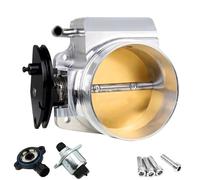 Papillon De Distribution Corps D'accélérateur LS 92mm/102mm Avec Capteur TPS IAC Pour LSX LS1 LS2 LS3 LS6 LS7 Pièces De Modification Entraînement Par Valve Corps Papillon(LRD-D102 Silver KZ)