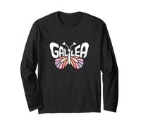 Papillon de Galilée - Art personnalisé avec nom Mignon Manche Longue
