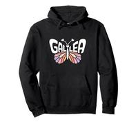 Papillon de Galilée - Art personnalisé avec nom Mignon Sweat à Capuche
