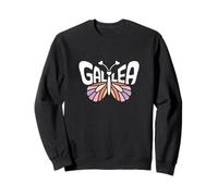 Papillon de Galilée - Art personnalisé avec nom Mignon Sweatshirt
