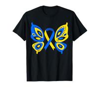 Papillon de la Journée mondiale de la trisomie 21 T-Shirt