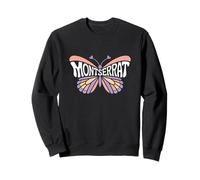 Papillon de Montserrat - Art personnalisé avec nom Mignon Sweatshirt