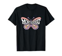 Papillon de Montserrat - Art personnalisé avec nom Mignon T-Shirt
