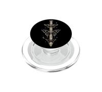 Papillon de Nuit Gothique céleste Occulte Halloween PopSockets PopGrip pour MagSafe