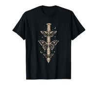 Papillon de Nuit Gothique céleste Occulte Halloween T-Shirt