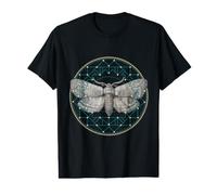 Papillon De Nuit Insectes Géométrie Sacrée T-Shirt Graphique avec Valeur