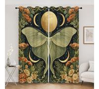 Papillon de Nuit Luna Rideaux, Phase de Lune Motif Rideau Occultant
