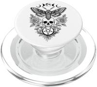 Papillon de Nuit Pentagramme Occultisme Design Mystique PopSockets PopGrip pour MagSafe