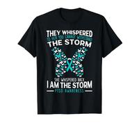 Papillon de Sensibilisation au Stress Post-traumatique T-Shirt Graphique avec Valeur, Homme, Noir, M