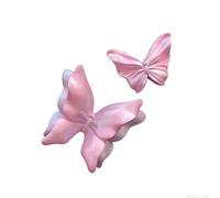 Papillon De Voiture Désodorisant, Voiture pour Grilles d'Aération, Clips de Grille D'aération de Voiture pour l'intérieur, Décorations de Maison de Bureau, 2 Tailles (Rose-B, 1)