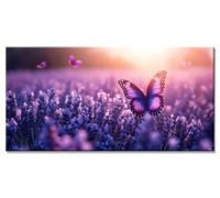 Papillon Diamond Painting Adulte Enfant 5D DIY Loisirs Créatifs Adultes Difficile Accessoires Inclus Paysage Broderie Diamant Painting kit Peinture Grand Format Strass Point de Croix 55x110cm y-6338