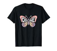Papillon Divin - Nom Mignon personnalisé Word Art T-Shirt