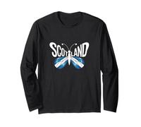 Papillon écossais - Souvenir des Couleurs du Drapeau écossais Manche Longue