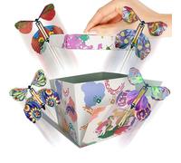 Papillon Explosion Boîte cadeau 15 x 14,8 x 12,5 cm, papillons volants avec boîte, emballage cadeau surprise pour la Saint-Valentin, Noël, la fête des mères, un anniversaire