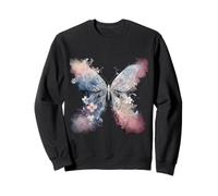 Papillon Fleurs Rêve - Floral Vector Art Sweatshirt