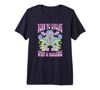Papillon Floral Born to Evolve T-Shirt Haut de Gamme