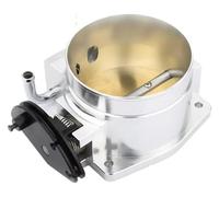 Papillon Gaz Corps D'accélérateur For Chevrolet For Corvette Car Modification TT102152 High Flow 92mm 102mm Billet Aluminum Throttle Body With TPS Sensor(92mm Silver)