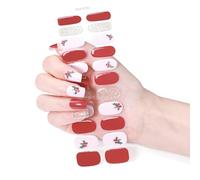 Papillon Gel Ongles Rayures Plaids Ongles Vernis à Ongles Wraps Gel Imperméable Ongles Autocollants Ongles Art Décoration