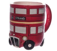 Puckator Mug Papillon Gift 3D en forme de bus rouge londonien