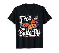 Papillon gratuit comme un papillon insecte beaux papillons T-Shirt