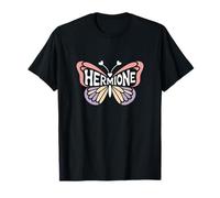 Papillon Hermione - Word Art personnalisé avec nom Mignon T-Shirt