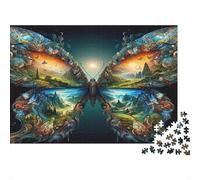 Papillon Imaginaire 1000 pièces Puzzle Papier Adulte Papier épais Puzzle éducatif Décoration Murale Cadeau 70x50cm/1000pcs
