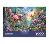 Papillon Jeu De Puzzles en Lot 1000 Pièces Cabane Jardin Ultra Difficult Puzzle Jeu De Famille Amusant Et Stimulant Après L'école, Puzzle À La Meilleure Évaluation 70x50cm/1000pcs