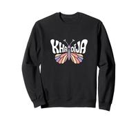 Papillon Khadija - Art personnalisé avec nom Mignon Sweatshirt