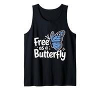 Papillon Libre comme Un Papillon Débardeur