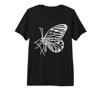 Papillon Linéaire Entomologiste T-Shirt Haut de Gamme