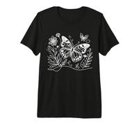 Papillon Linéaire Entomologiste T-Shirt Haut de Gamme