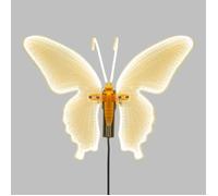 Papillon lumineux LED - LOTTI - Série BFY Lotti - 43 cm - Ailes mobiles - Éclairage blanc chaud