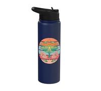 Papillon Luna Vert Papillon Belle Nature Papillon Faune Stainless Steel Insulated Water Bottle