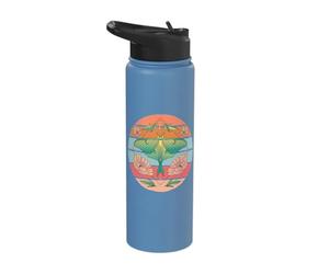 Papillon Luna Vert Papillon Belle Nature Papillon Faune Stainless Steel Insulated Water Bottle